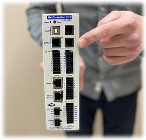 Equipo para vigilancia de alarmas marca DPS Telecom modelo Netguardian DIN